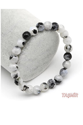 Ay Taşı Doğal Taş Bileklik 8 mm