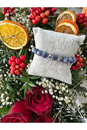 Öğrenci Bilekliği ,Amozonit ve Sodalit Çakra Bileklik ,Doğaltaş bileklik