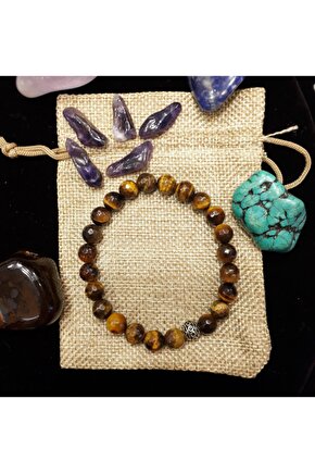 Kaplan Gözü Taşı Bileklik