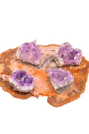 Küçük Boy Ham Ametist Taşı ( Radyasyon - Negatif Enerji )