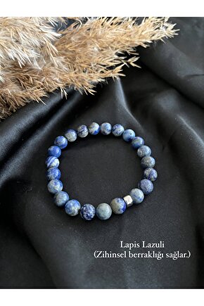 Aa Kalite Lapis Lazuli Doğal Taş Bileklik