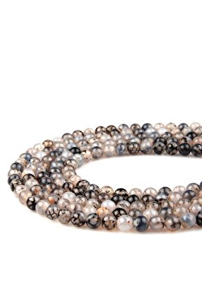 Akik Doğal Taş Dizi 8 Mm Küre Kesim