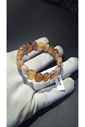 Akik Rolex 8 X 14 Mm Özel Kesim Doğal Taş Bileklik