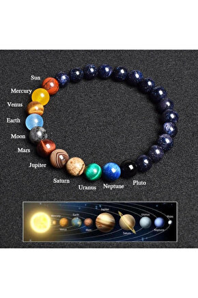 MEDİTASYON DENGE YOGA ÇAKRA  BİLEKLİK  GEZEGENLERDEN GELEN ENERJİYİ DENGELEYİCİ BİLEKLİK