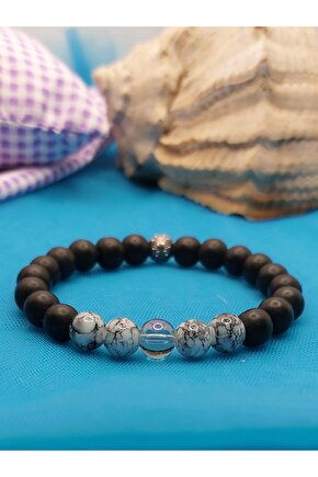 Termal Kuvars, Havlit, Oniks Doğal Taş Bileklik