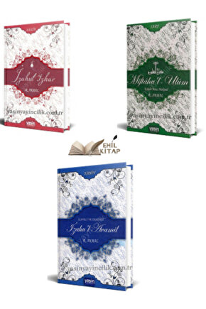 izahul avamil, izahul izhar, miftahul ulum 3kitap