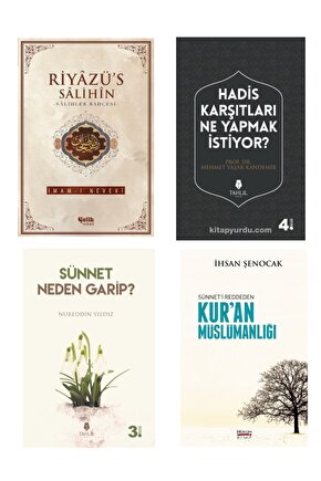 Islam Için Hadis Seti Riyazüs Salihin - Sünnet Neden Garip - Kuran Müslümanlığı 4lü Set