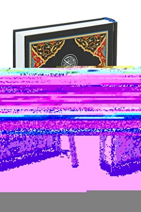 Gölgeli Orta Boy Elle Yazılabilen Kuran-ı Kerim SİYAH