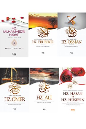 Hz. Muhammedin (s.a.v.) Hayatı Ve Mustafa Necati Bursalı Serisi Hz.ömer-hz. Osman-hz. Ali 6lı Set
