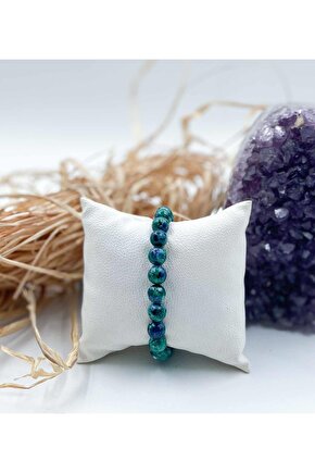 Jasper Doğal Taş Bileklik 8 Mm Küre Kesim