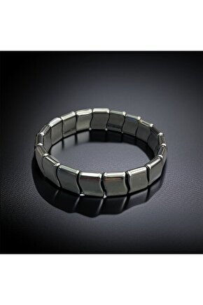 AuraStone Hematit Doğal Taş Roleks Bileklik