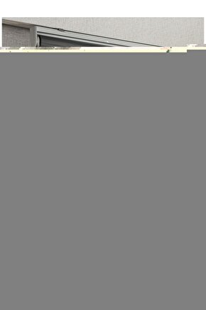 Zebra Perde Gri Pliseli Dilimsiz