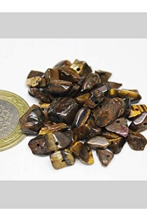 Gerçek Doğaltaş Delikli Kaplangözü Taşı Mini Boy 50 Adet