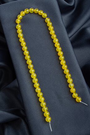 Akik Doğal Taş Küre Kesim 8mm Dizi [B+]