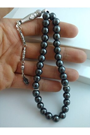 Hematit Taşı Tespih  Doğaltaş Tespih