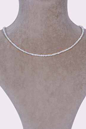 Gerçek Kum Arpa Tatlısu Küçük Inci Kolye