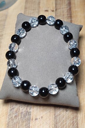 Necef Ve Oniks Taşı Birleşimi Natural Bileklik