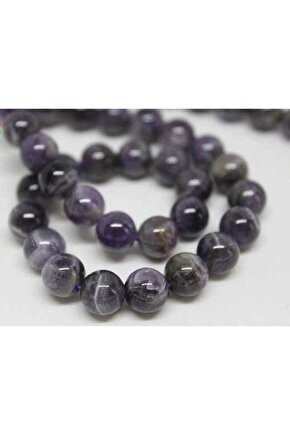 Ametist Taşı Koyu Renk Dizi 8mm