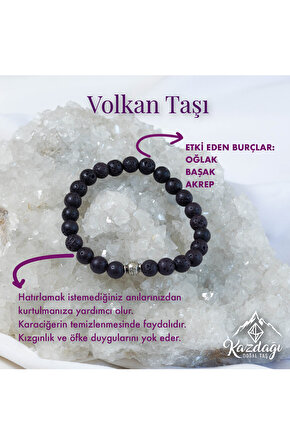 volkantaşı doğaltaş bileklik