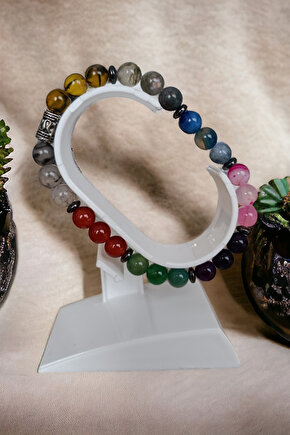 8 Renk 8 Çeşit Akik Taşı Bileklik  Doğal Taşlar Orijinal Gerçek Akik Taşı Bileklik