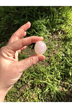 Pembe Kuvars Doğal Taş Tamburlanmış Parça - Adet