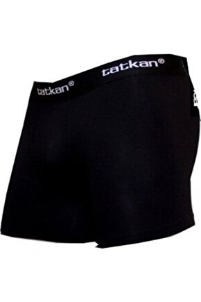 Erkek Siyah 3lü Paket Modal  Şort Boxer