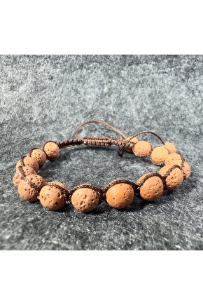 Lav Taşı Örme Bileklik