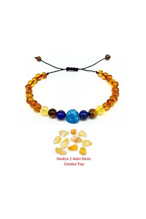 Kehribar Ve Doğaltaş Çocuk Bileklik