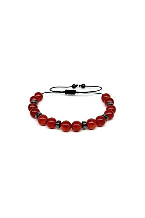 Yemen Akik Hematit Bileklik