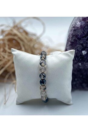 Akik Doğal Taş Bileklik 8 Mm Küre Kesim