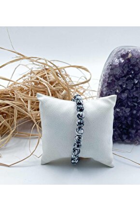 Jasper Doğal Taş Bileklik 8 Mm Küre Kesim