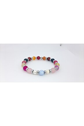 Ikizler Burcu Kadın Bileklik Doğal Taş