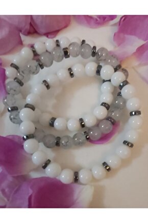 Cam Ve Taş Esaslı Tek Tasarım Bujiteri Bileklik