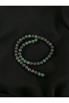 RUBİN ZEOSİT DOĞALTAŞ 8 MM DİZİ