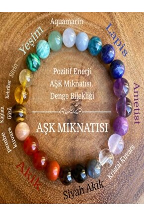 Gerçek Doğaltaş Aşk Mıknatısı Bileklik