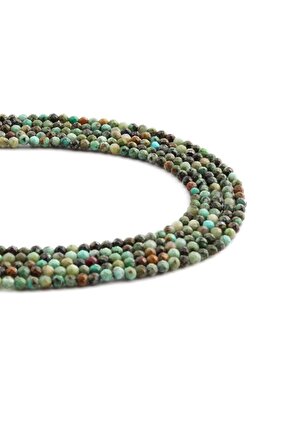 Afrika Turkuaz Doğal Taş Küre Kesim 2mm Dizi