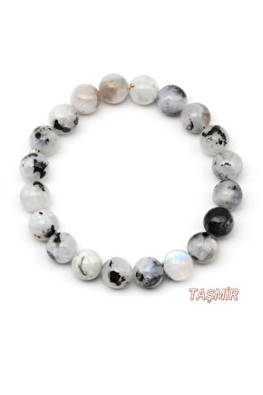Ay Taşı Doğal Taş Bileklik 10 mm