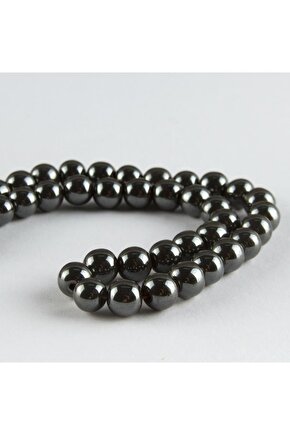 Hematit Taşı 8 Mm Renk:antrasit Boyut:standart