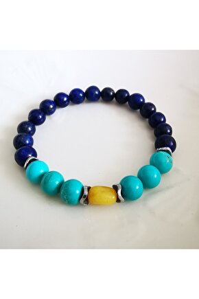 Boğaz Alerjisi doğaltaş Bilekliği