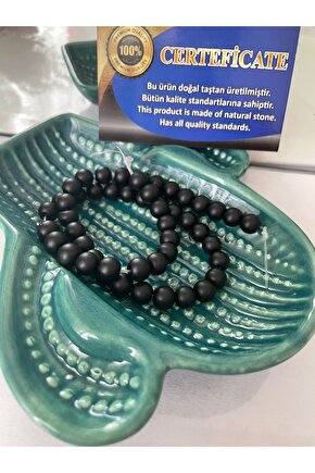 Mat Oniks (onıx) Doğal Taş Dizi (8 Mm)