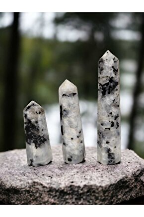 AY  TAŞI DOĞAL TAŞ KAZIK (SERTİFİKALI) KULE