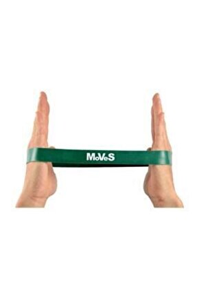 Germe Güçlendirme Egzersiz Pilates BandıMoves Loop Yeşil Kas