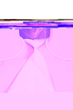 Doğal Tatlı Su Incisi Çelik Kolye, Amorf Gerçek Arpa Inci Kolye