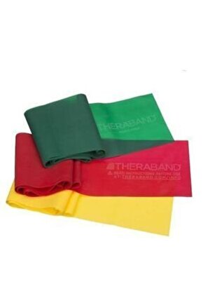 Thera-band Egzersiz Bandı 1.5 Metre Set Başlangıç SeviyeSarı