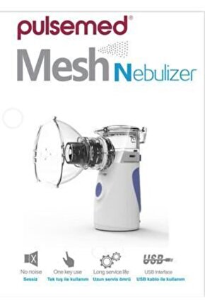 Nebulizatör Şazlı Ve Pilli MeshMini Mesh