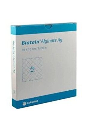 Coloplast Biatain 3765 Alginate Ag 15X15 Gümüşlü 5li