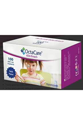 OctaCare Pediatrik Göz Pedi Kız 5 cm x 6,2 cm 100 Adet