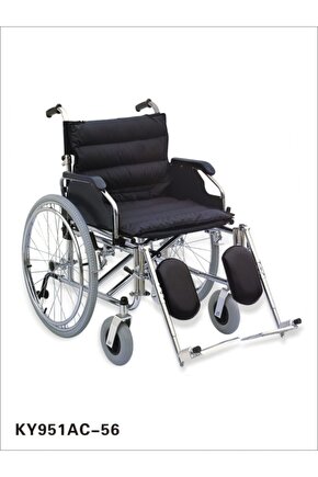 Çelik Tekerlekli Sandalye | Şişman Sandalyesi Kol ve Ayak Çıkar Özellikli