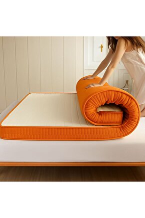 Katlanabilir Tek Kişilik Yer Yatağı 10cm Sünger Yatak Fonksiyonel