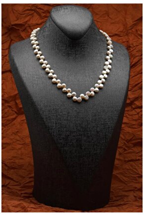 Gerçek Doğal İnci Şekilsiz Kolye ( A Kalite )